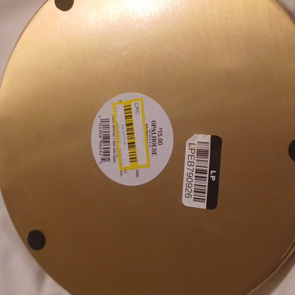 Opalhouse nwt Brass candle tray,trinket dish ect. - Picture 4 of 4